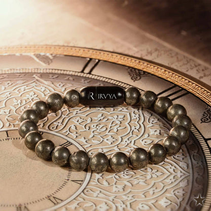 Money Magnet Pyrite Natural Stone Bracelet