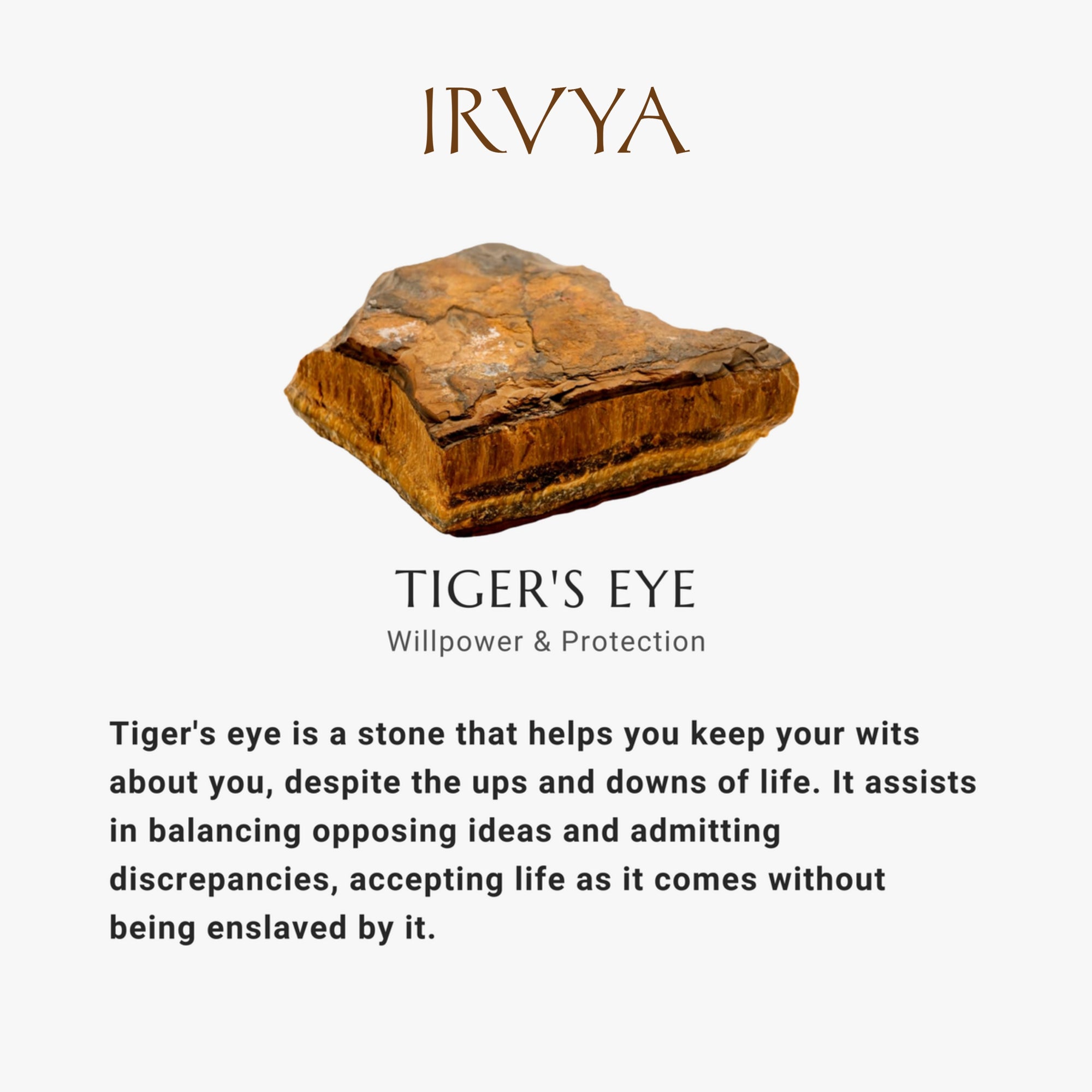 Tiger Eye Natural Stone Bracelet For Confidence, Protection, and Energy