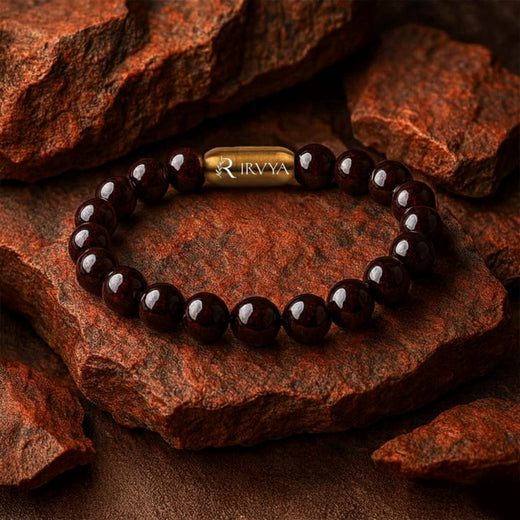 Energizing Garnet Natural Stone Bracelet