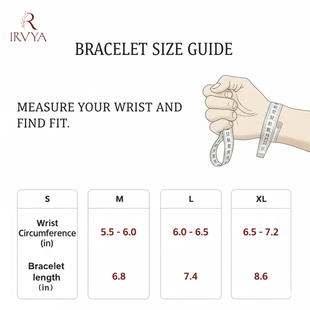 IRVYA Rose Quartz Natural Stone Bracelet (unisex)