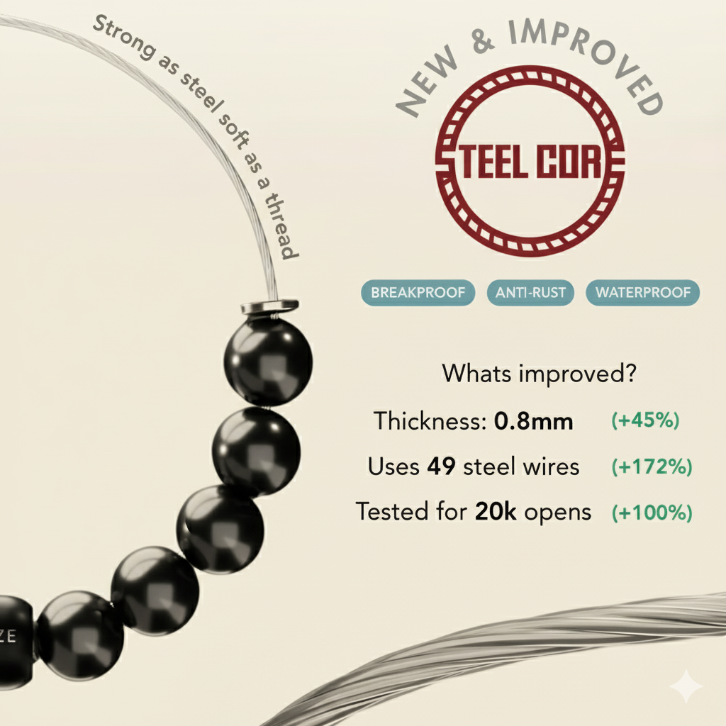 IRVYA Moonstone Natural Stone Bracelet With Aero-look (Unisex)